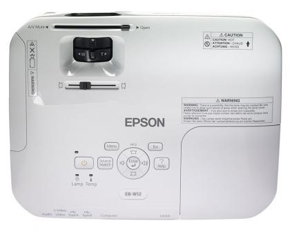 Epson EB-W12 bovenkant