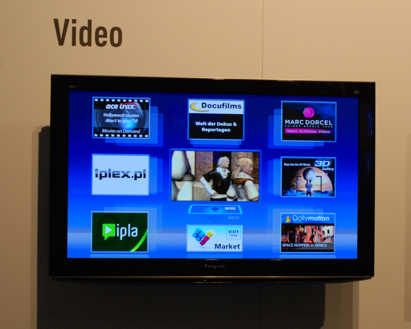 Panasonic agrega la tienda de aplicaciones a los televisores Viera