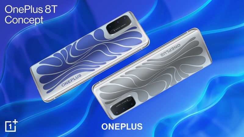 OnePlus 8T Concept es un teléfono con un diseño de camaleón y un sensor de seguimiento de movimiento