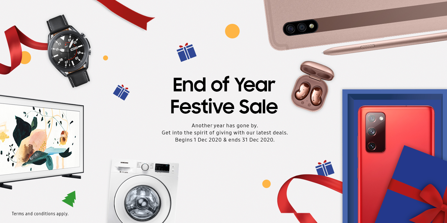 Samsung End of Year Festive Sale Galaxy Discounted Promotion