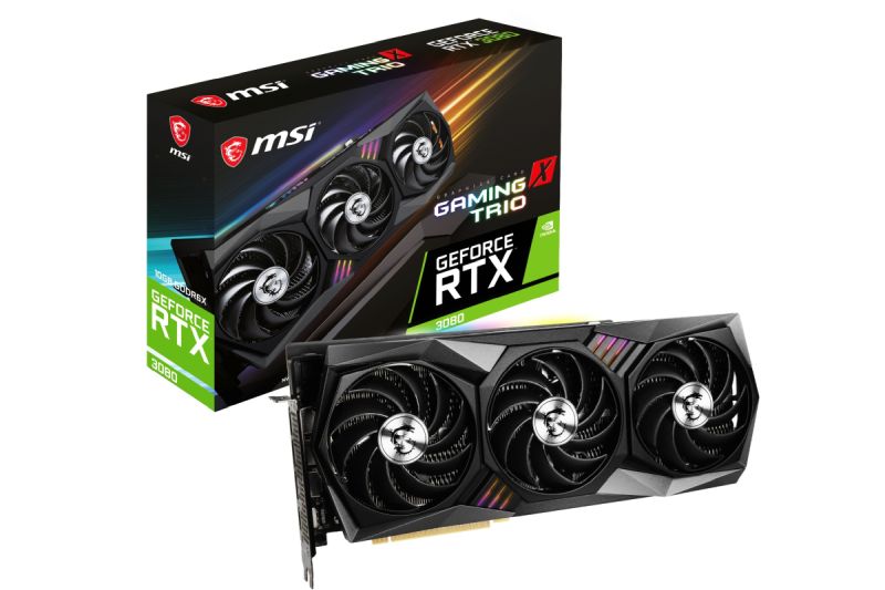 Las tarjetas MSI GeForce RTX 3080 Gaming X Trio y Ventus 3X ya están disponibles;  Comienza desde RM3390