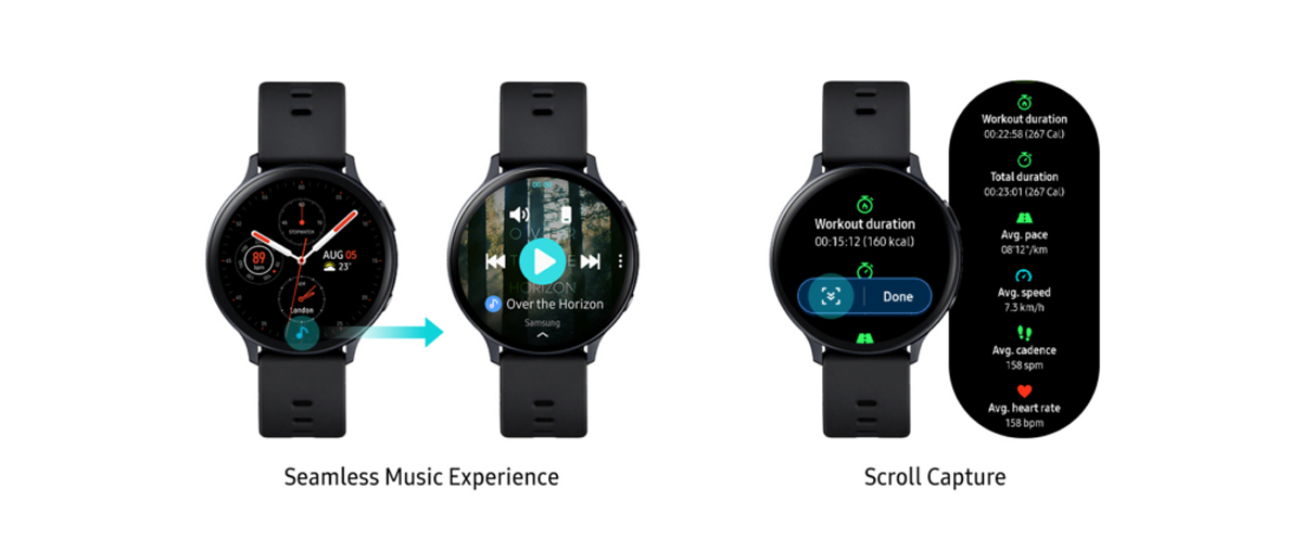 Samsung nieuwe functies Galaxy Watch Active 2 software-update