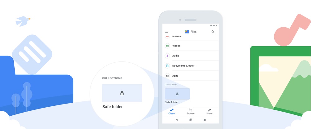 Safe folder Files by Google