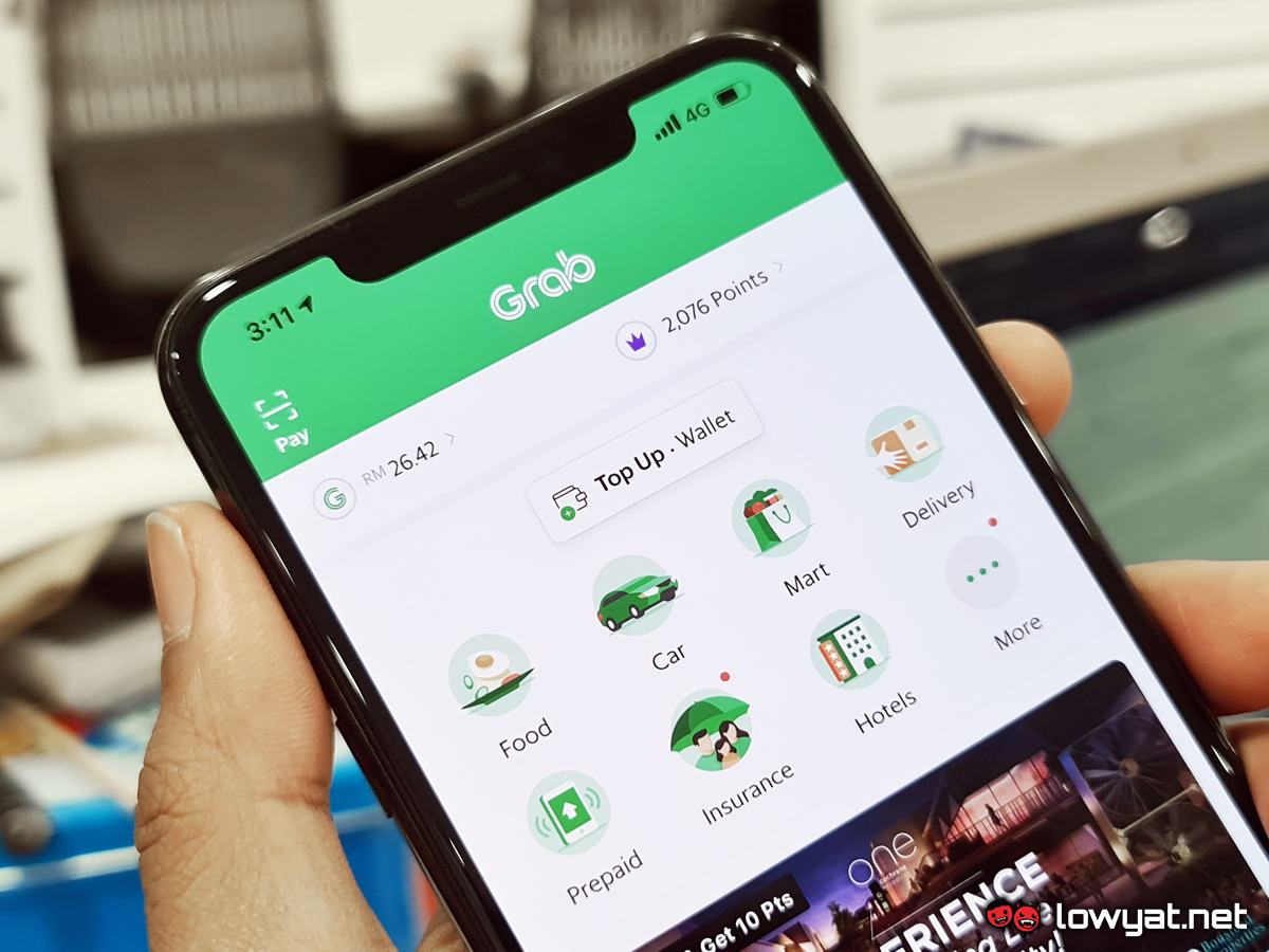 El monto de recarga GrabPay a través de la banca en línea aumentó a RM50 a partir del 31 de julio
