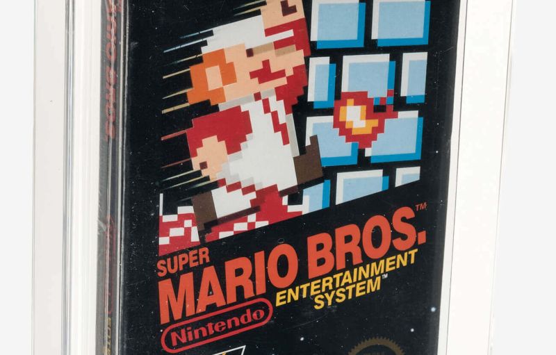 Copia rara de Super Mario Bros vendida en una subasta por 114.000 dólares