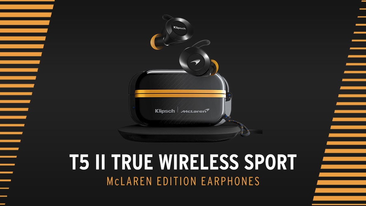 Klipsch T5 II True Wireless Sport McLaren Edition presentado;  Con un precio de RM1199