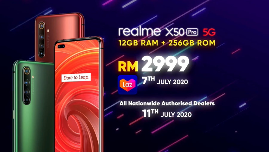 realme X50 Pro 5G ahora en Malasia por RM 2999;  Características Snapdragon 865, Six Cameras