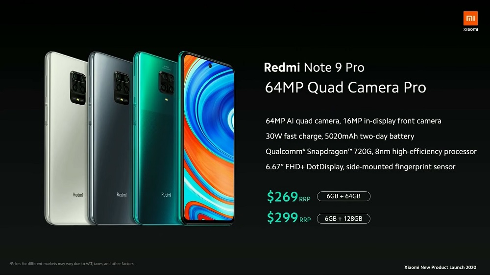 Xiaomi Redmi Note 9 Pro price