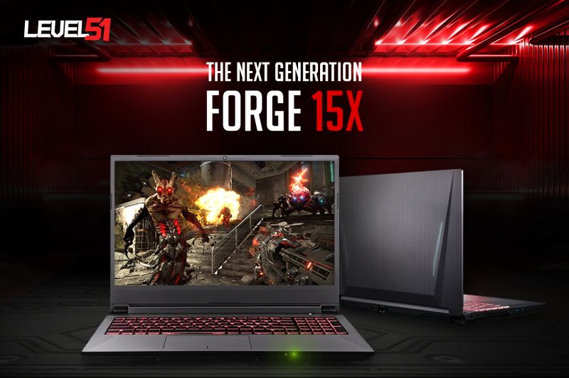Level51 actualiza Forge 15S y Forge 15X con CPU móviles Intel de décima generación