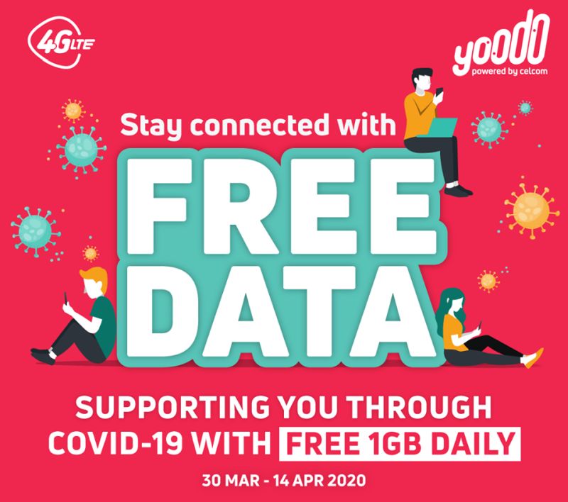 Yoodo comienza a ofrecer datos móviles diarios gratuitos de 1 GB a los usuarios