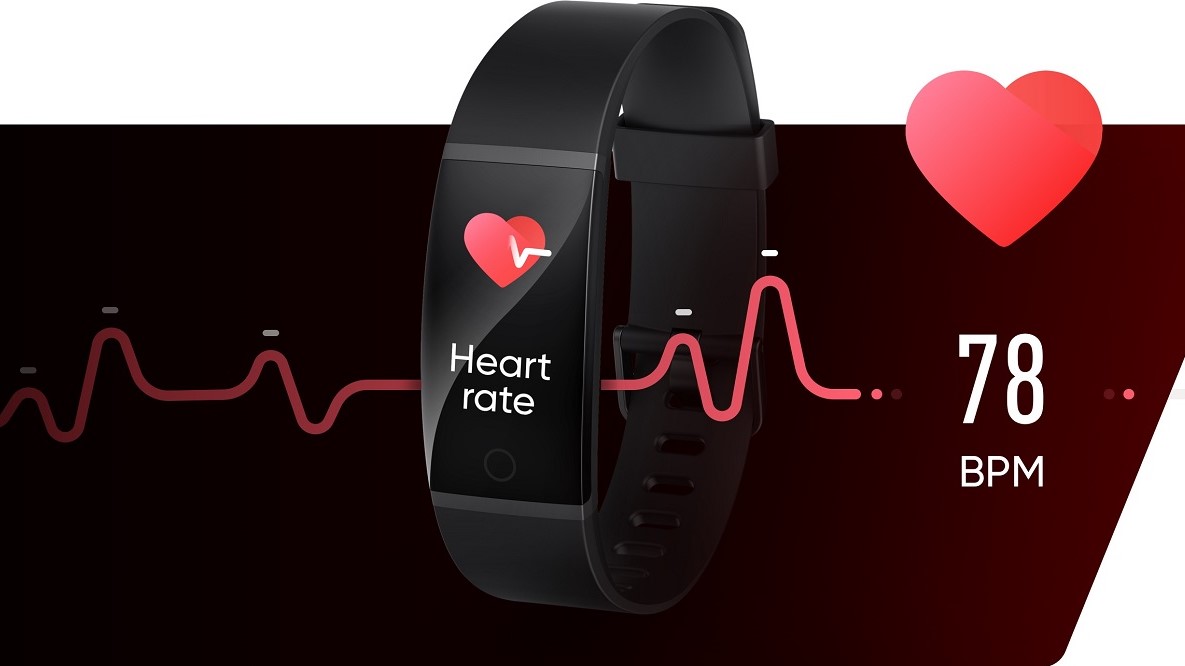 The realme Band es el primer wearable de la marca;  Las características incluyen un monitor de frecuencia cardíaca
