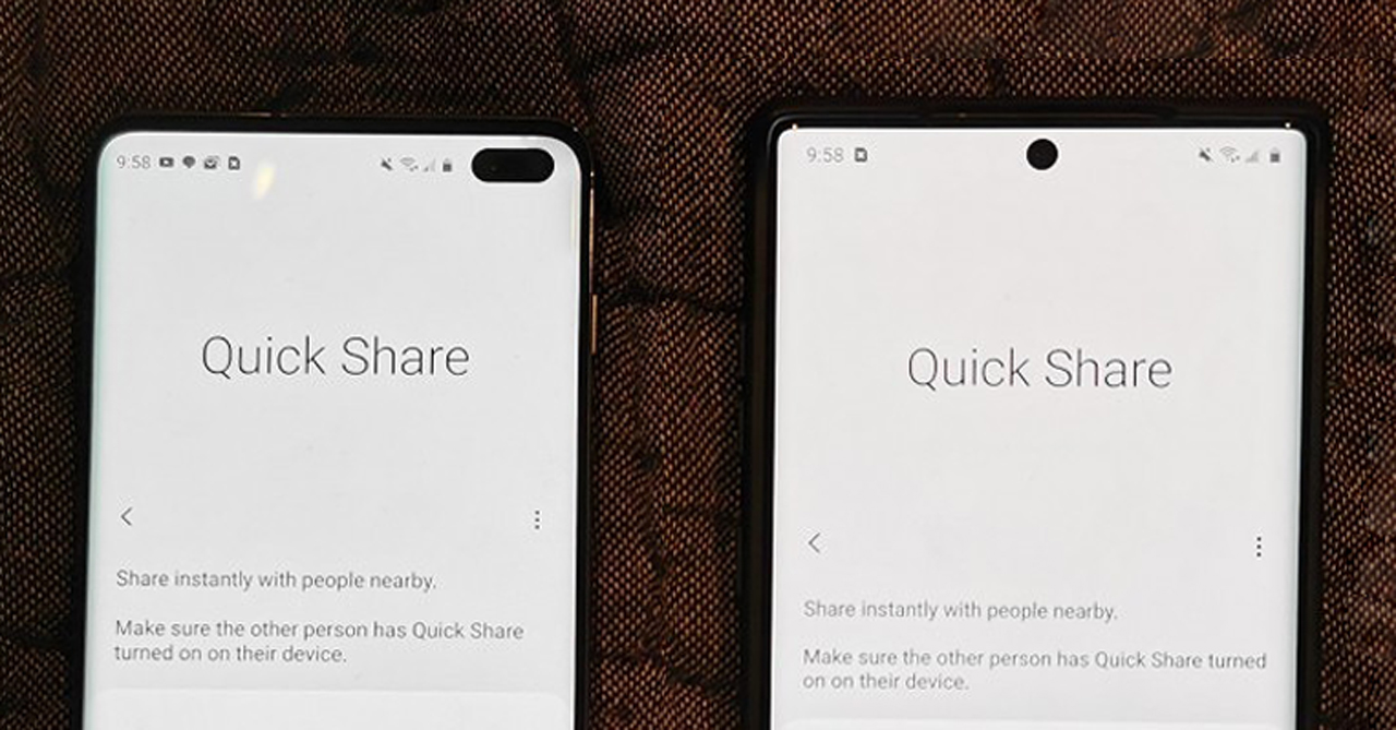 Samsung Galaxy S20 supuestamente presenta una función similar a AirDrop llamada Quick Share