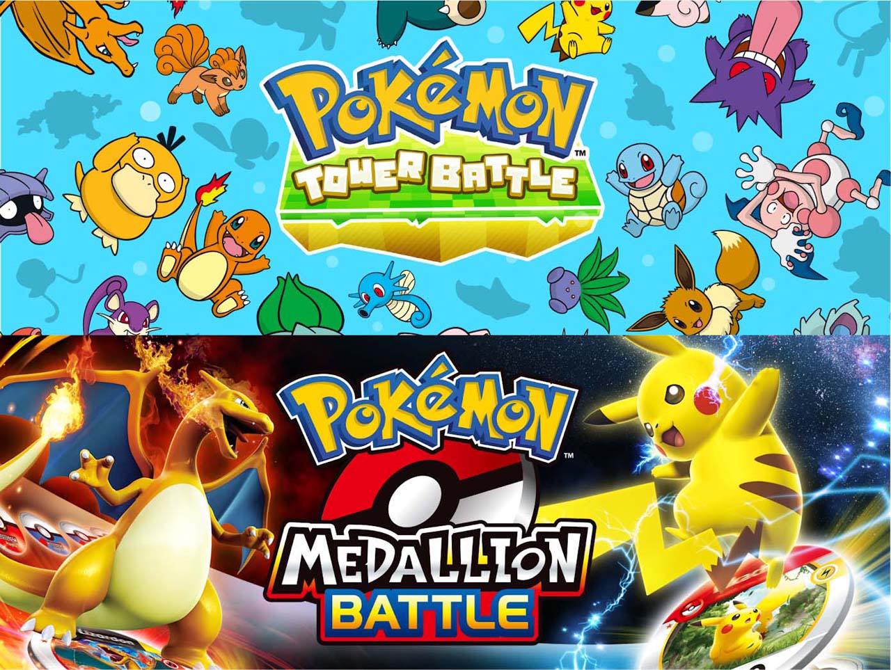Ahora puedes jugar Pokémon Medallion Battle y Pokémon Tower Battle en Facebook