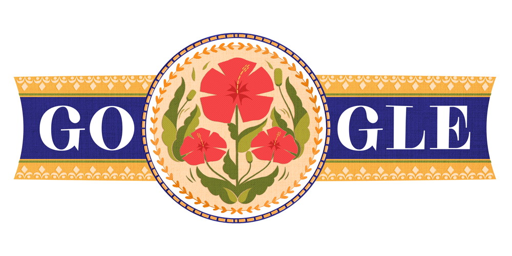 Google celebra el Día de Merdeka 2019 con otro Doodle de Bunga Raya
