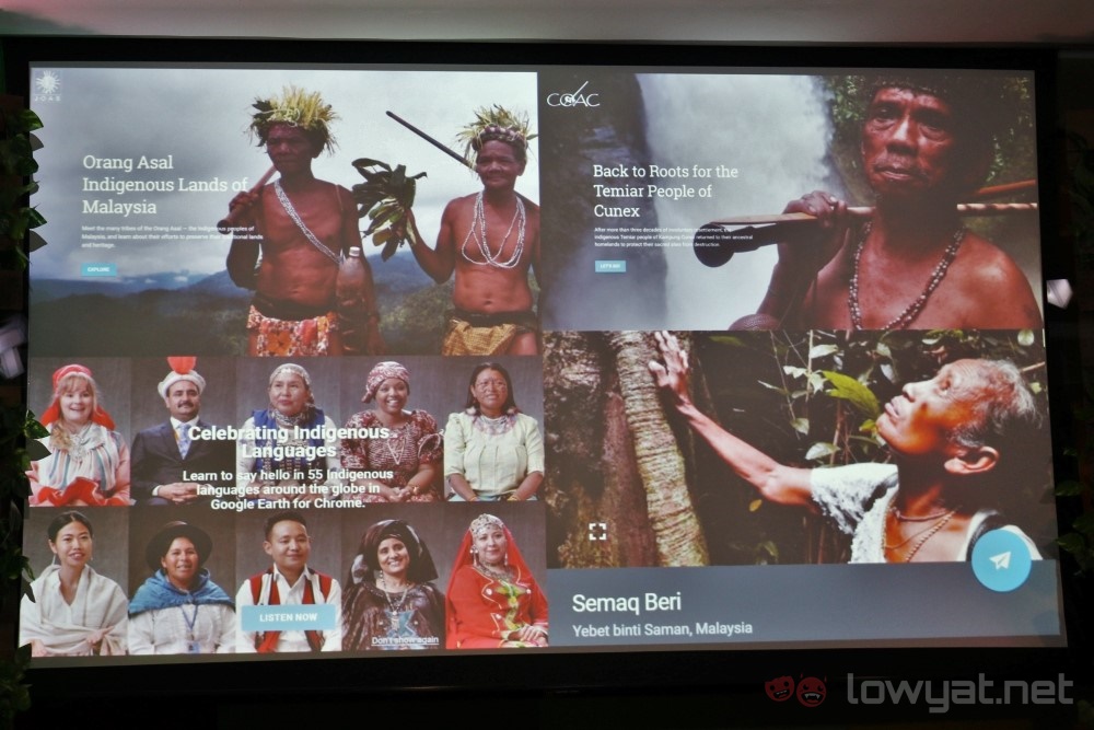 El alcance de Google Earth ayuda a crear conciencia sobre las culturas de los orang asal