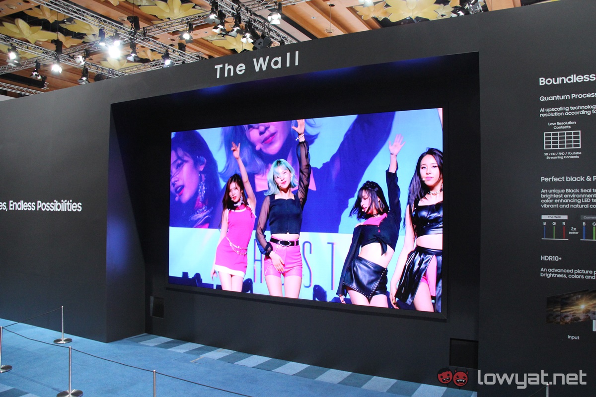 Samsung The Wall Stretchable TV se enviará a nivel mundial a partir de julio de 2019