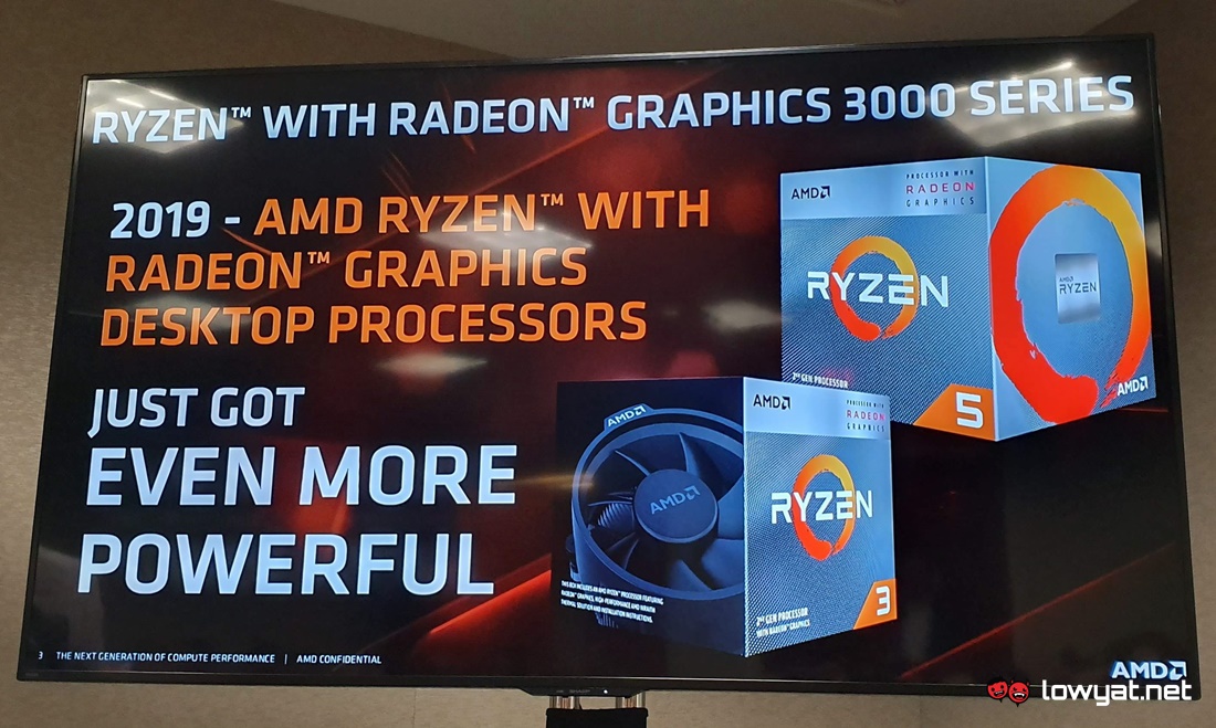 AMD presenta la nueva APU de escritorio Ryzen 3000 Series;  Disponible este julio