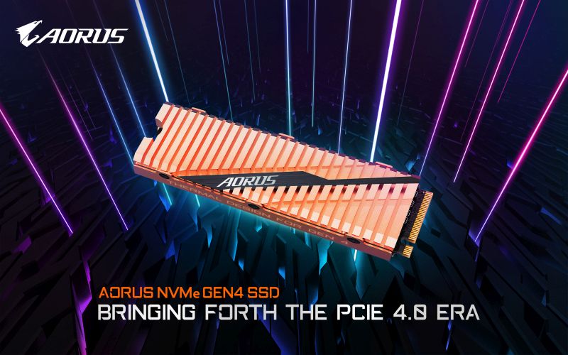 Gigabyte presenta AORUS NVMe M.2 SSD;  Hecho para la nueva interfaz PCIe 4.0