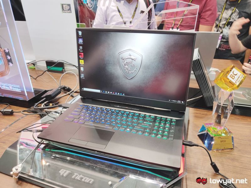 MSI muestra el portátil para juegos GT76 Titan en Computex 2019;  Viniendo a Malasia en julio