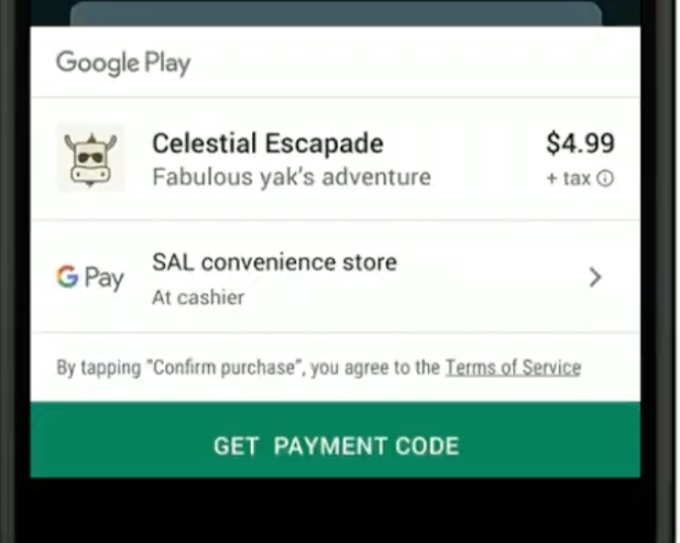 Google agrega efectivo como opción de pago para compras en Play Store