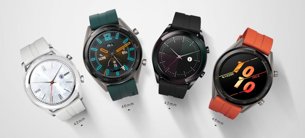 Huawei anuncia los relojes inteligentes Watch GT Active y GT Elegant