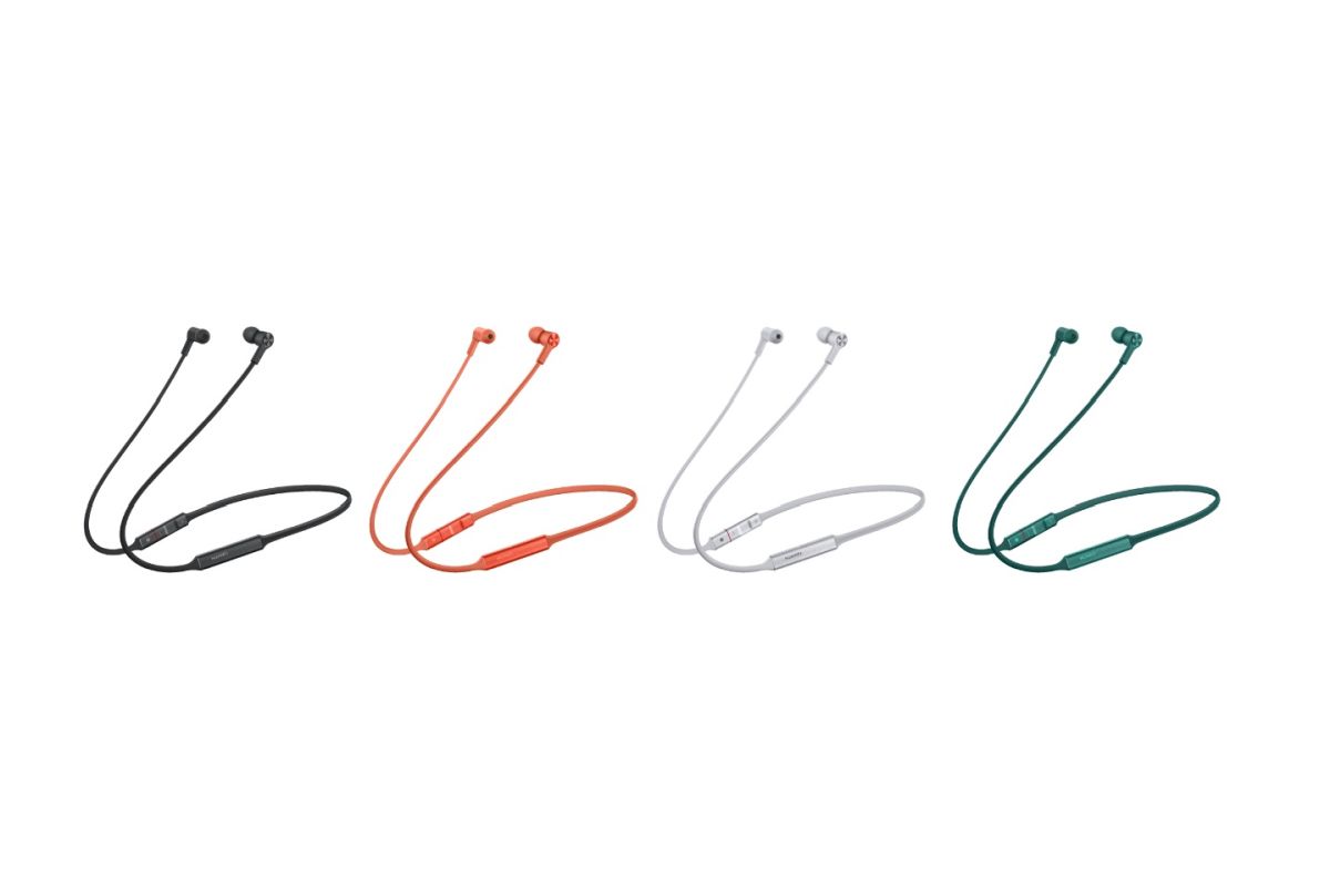 Los auriculares internos inalámbricos FreeLace de Huawei cuentan con una función de enchufe y par