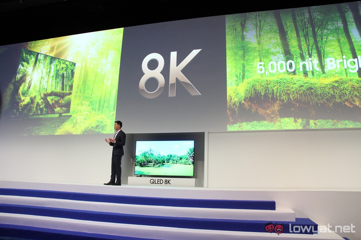 Samsung presenta un televisor QLED 8K de 98 pulgadas en el sudeste asiático;  Ventas al por menor en abril de 2019