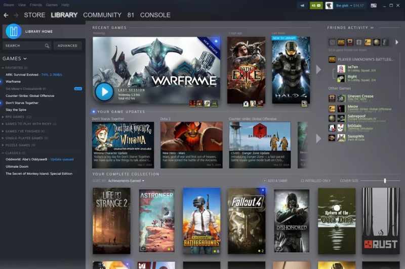 Valve revela la función de eventos y biblioteca de Steam rediseñada;  Beta abierta disponible este verano