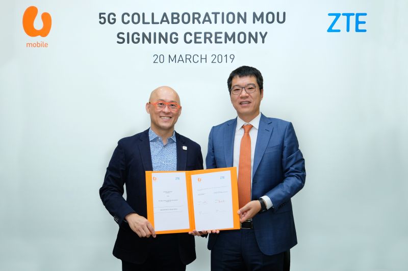 U Mobile Sign MoU con ZTE;  Las empresas realizarán pruebas en vivo de 5G en la ciudad de KL