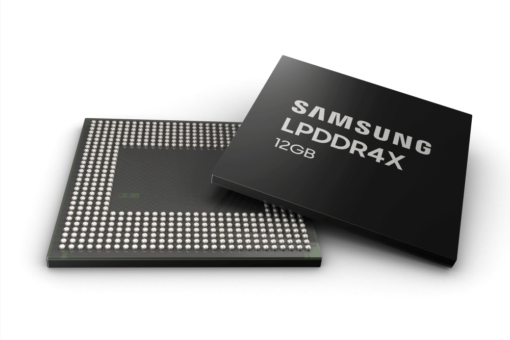 Samsung anuncia la producción en masa de DRAM LPDDR4X de 12 GB;  Próximamente en teléfonos inteligentes