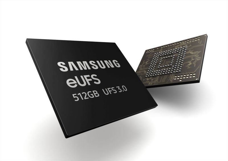 El chip flash Samsung de 512 GB entra en producción en masa;  Alcanza velocidades de lectura secuencial de 2100 MB / s