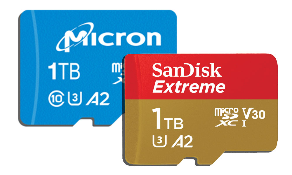 SanDisk y Micron anuncian tarjetas MicroSDXC con capacidad de 1 TB