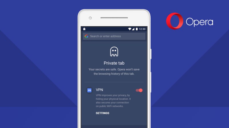 Opera Mobile VPN hizo un regreso;  Ahora integrado en su navegador de Android