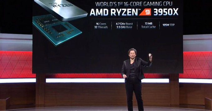 AMD sorprende al E3 2019 con su CPU Ryzen 9 3950X de 16 núcleos y la GPU 'Navi' Radeon RX 5700 XT