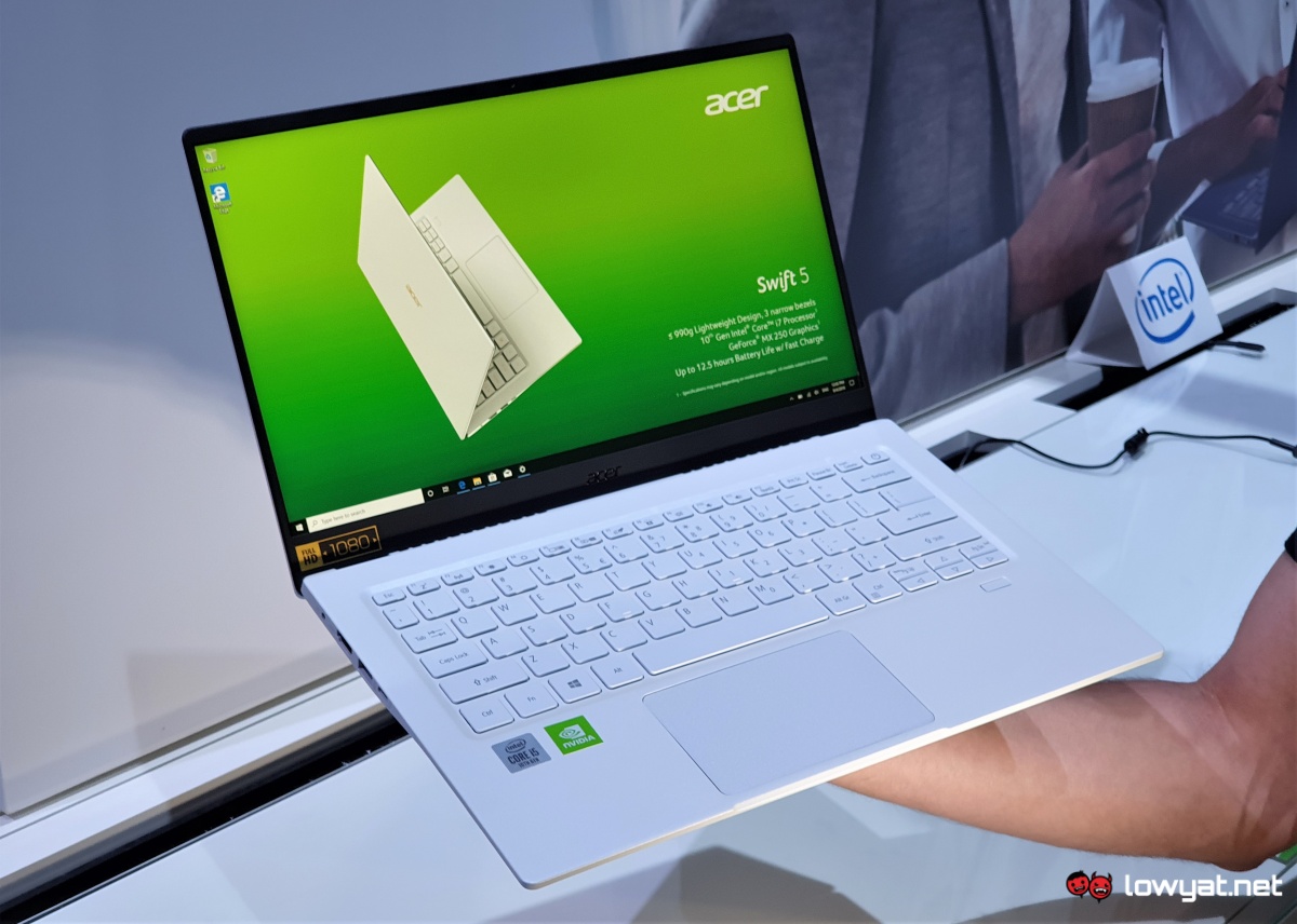 Acer Swift 5 2019 ahora en Malasia: cuenta con chip Intel Core de décima generación, comienza en RM 3699