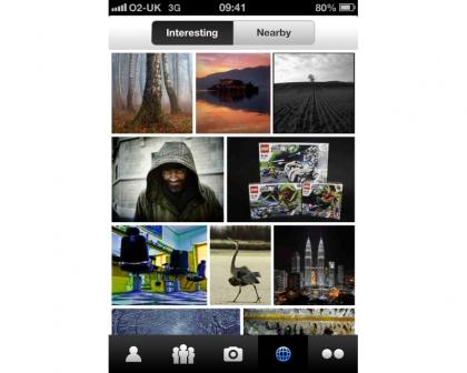 Aplicación Flickr para iPhone