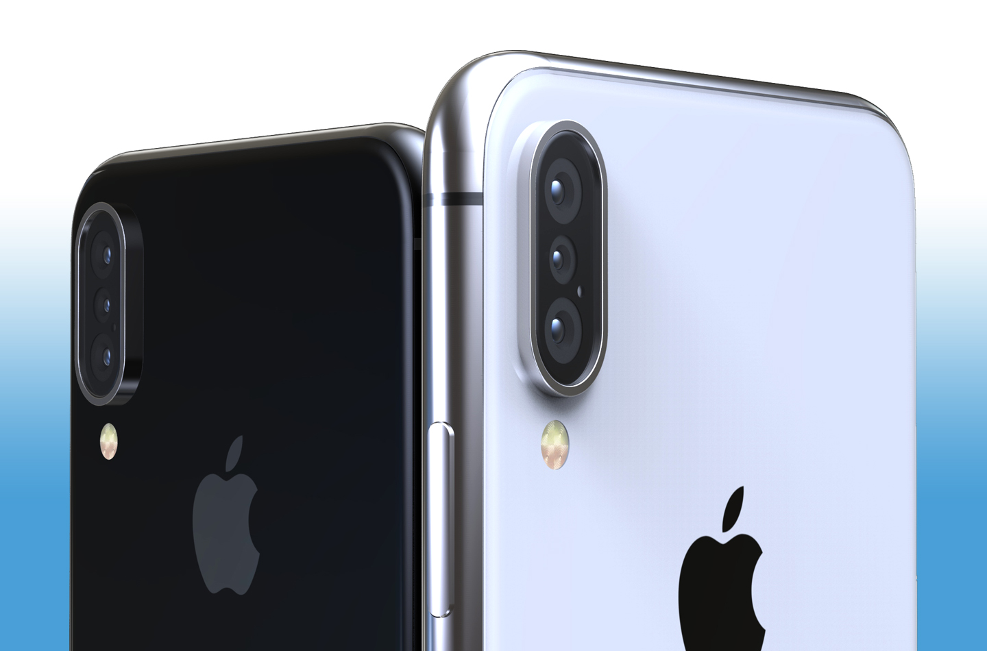 Apple iPhone X Plus renderiza con triple cámara
