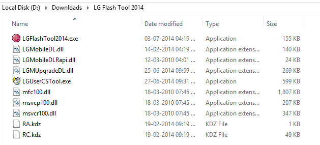 Actualización de LG G2 Lollipop Fashtool