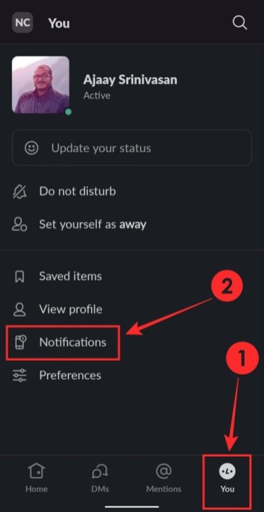 Administra las notificaciones de Slack en tu teléfono-2-a