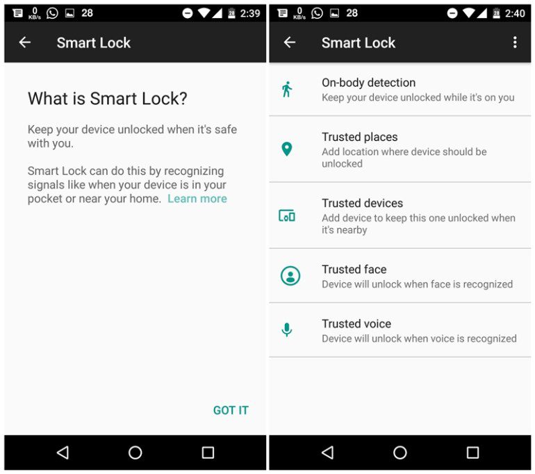 Cómo desbloquear automáticamente su teléfono Android usando las funciones de Smart Lock