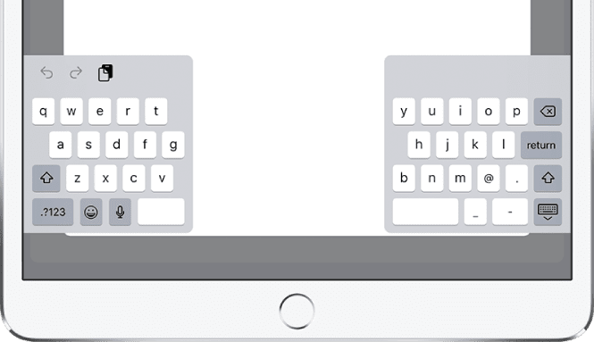Cómo deshacer el teclado en iPad