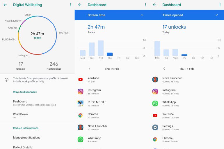 Cómo obtener bienestar digital en la actualización de la interfaz de usuario de Android Pie One en Galaxy S9, S8, Note 9 y Note 8