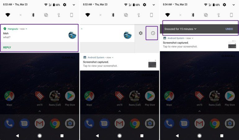 Cómo posponer las notificaciones en Android Oreo