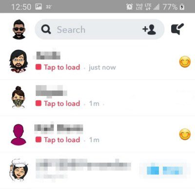 Cómo solucionar el problema de tocar para cargar en Snapchat
