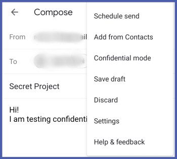 Cómo usar el modo confidencial en Gmail