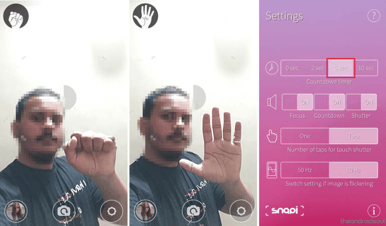 Cómo usar gestos para tomar selfies con manos libres en Android