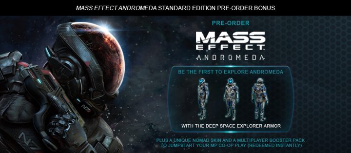 Extras de reserva de Mass Effect Andromeda.