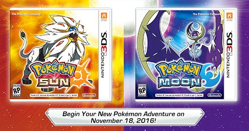 pokemon sol y luna fecha de lanzamiento