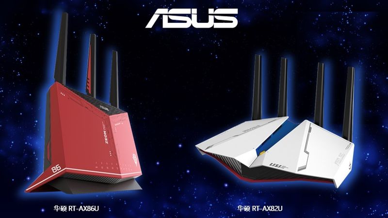 ASUS colabora con Bandai para lanzar enrutadores Wi-Fi 6 de la serie RT-AX con temática de Gundam