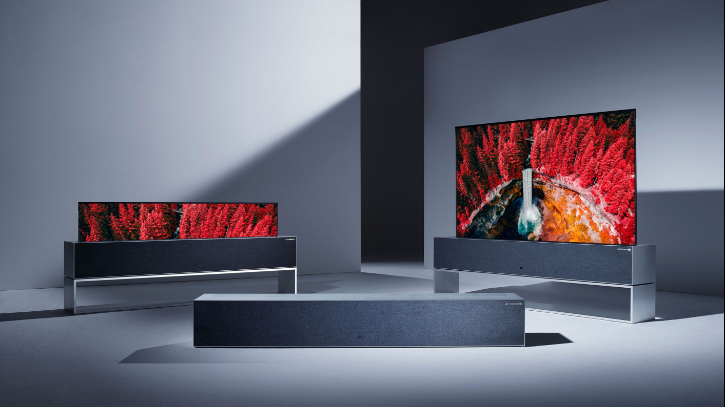 El innovador televisor enrollable de LG saldrá a la venta este año